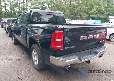 2025 Ram 1500 Big Horn 4X4 5'7 Box from USA, damaged, VIN 1C6SRFFP6SN581376